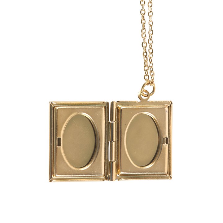 Bookish Book Locket Necklace