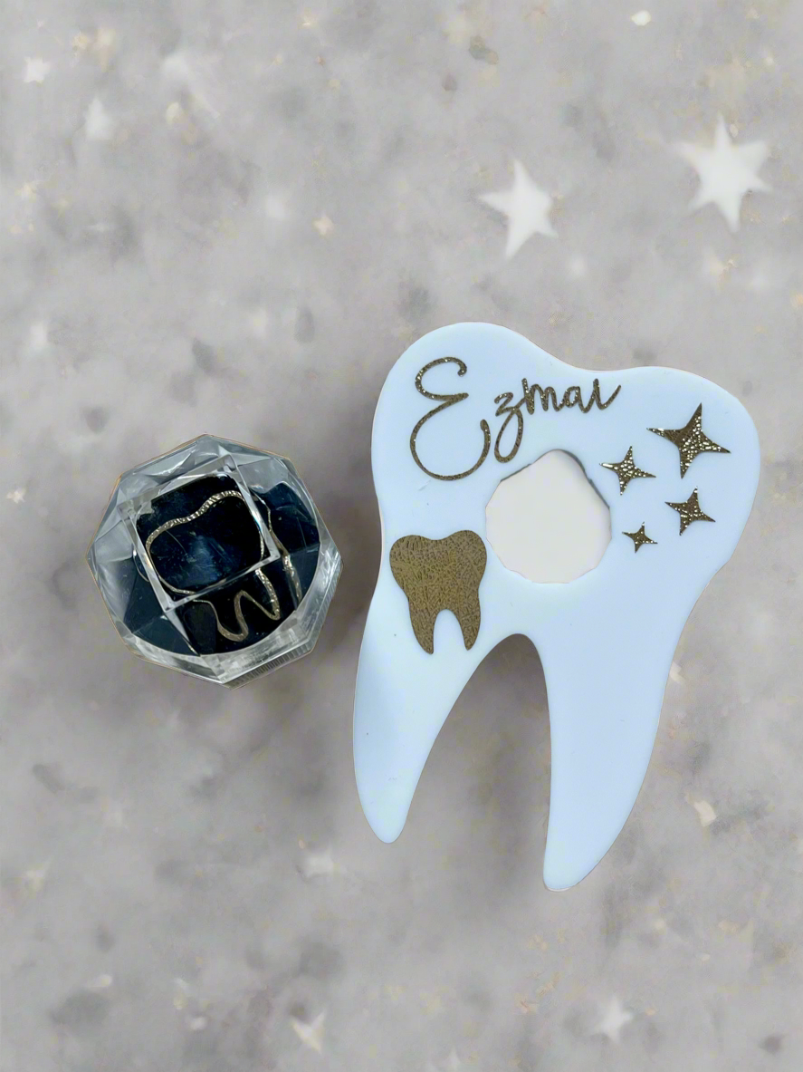 Personalised Tooth Fairy Coin Holder & Certificate Set