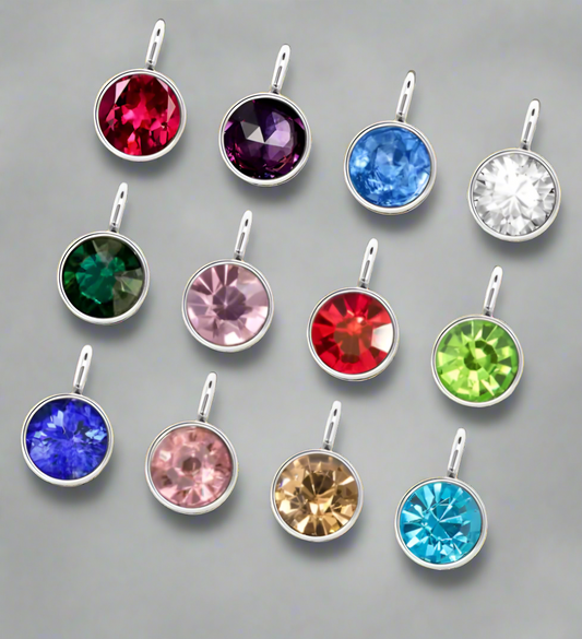 Delicate Birthstone Pendant Necklace