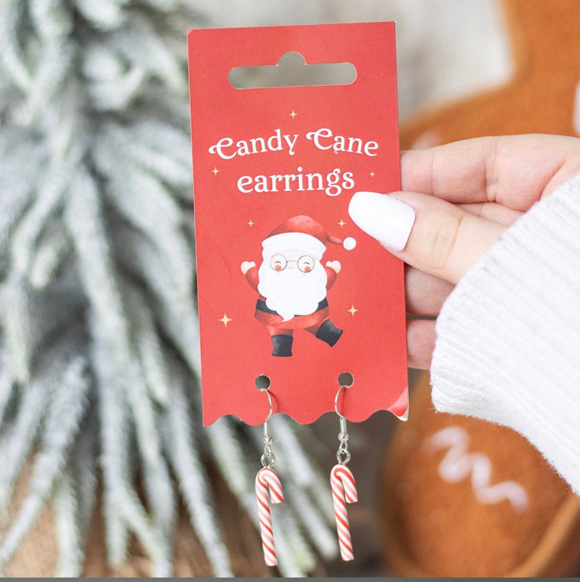 Candy Cane Earrings