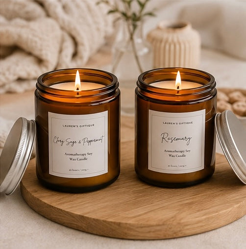 Aromatherapy Soy Wax Candles