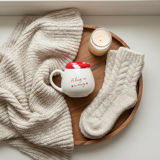 A Hug in a Mug + Socks