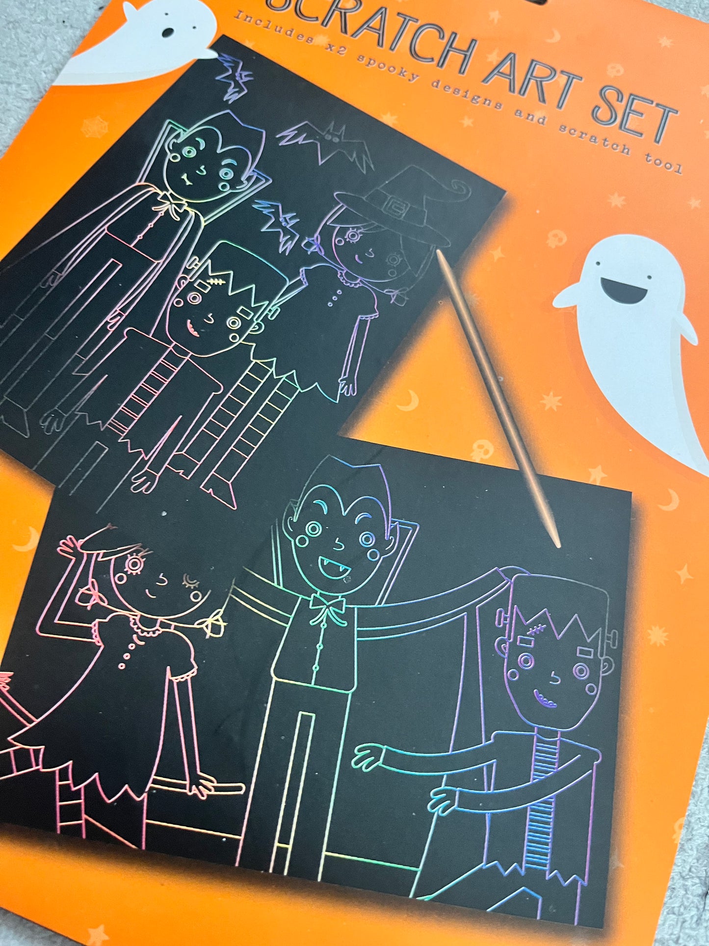 Spooky Fun Personalised Halloween Kit | Ghost | Pumpkin
