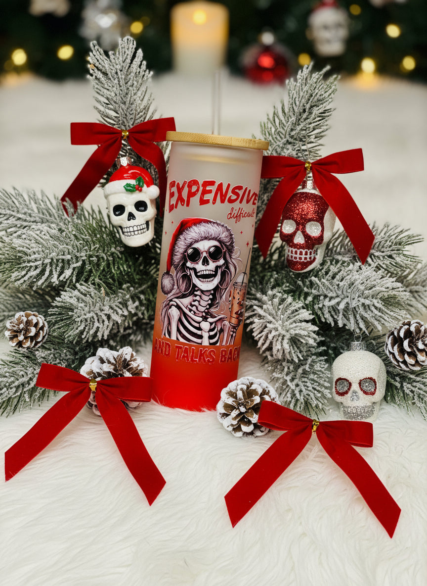 Expensive, Difficult & Talks Back Frosted Glass Tumbler