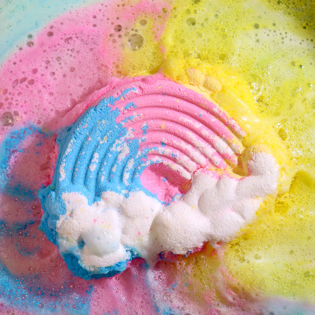 Mango Rainbow Cloud Bath Bomb