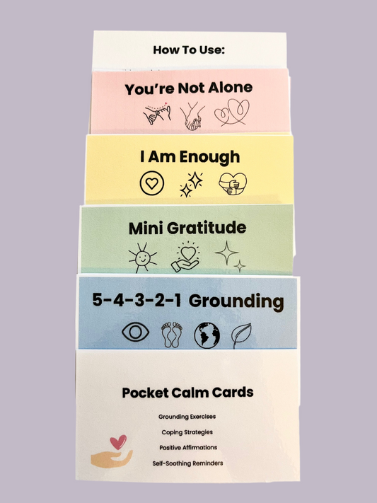 Pocket Calm Cards | Quick Stress Relief & Mindfulness Tools