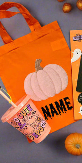 Personalised Pumpkin Tote Bag