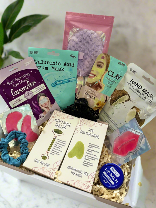 Glow & Unwind Self-Care Box  - Spa-Style Self-Care Gift Set
