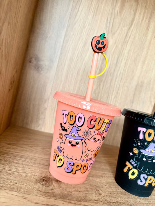 Too Cute To Spook Halloween Cup – Choose Your Colour