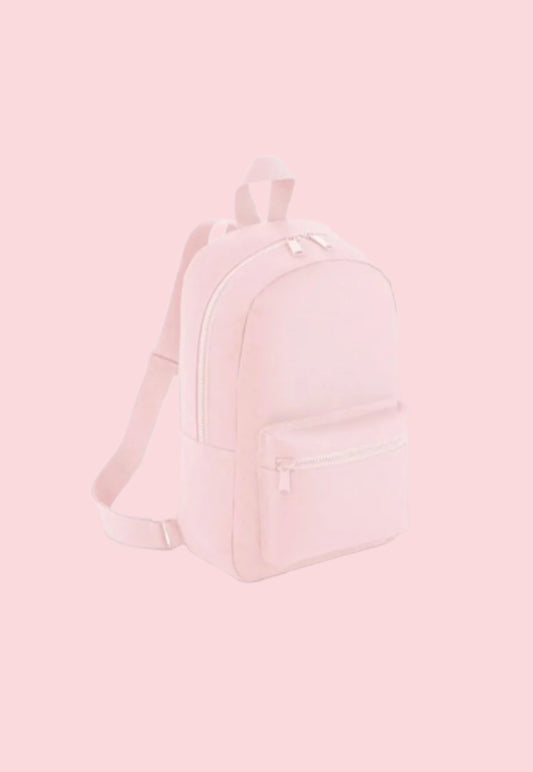 light pink backpack