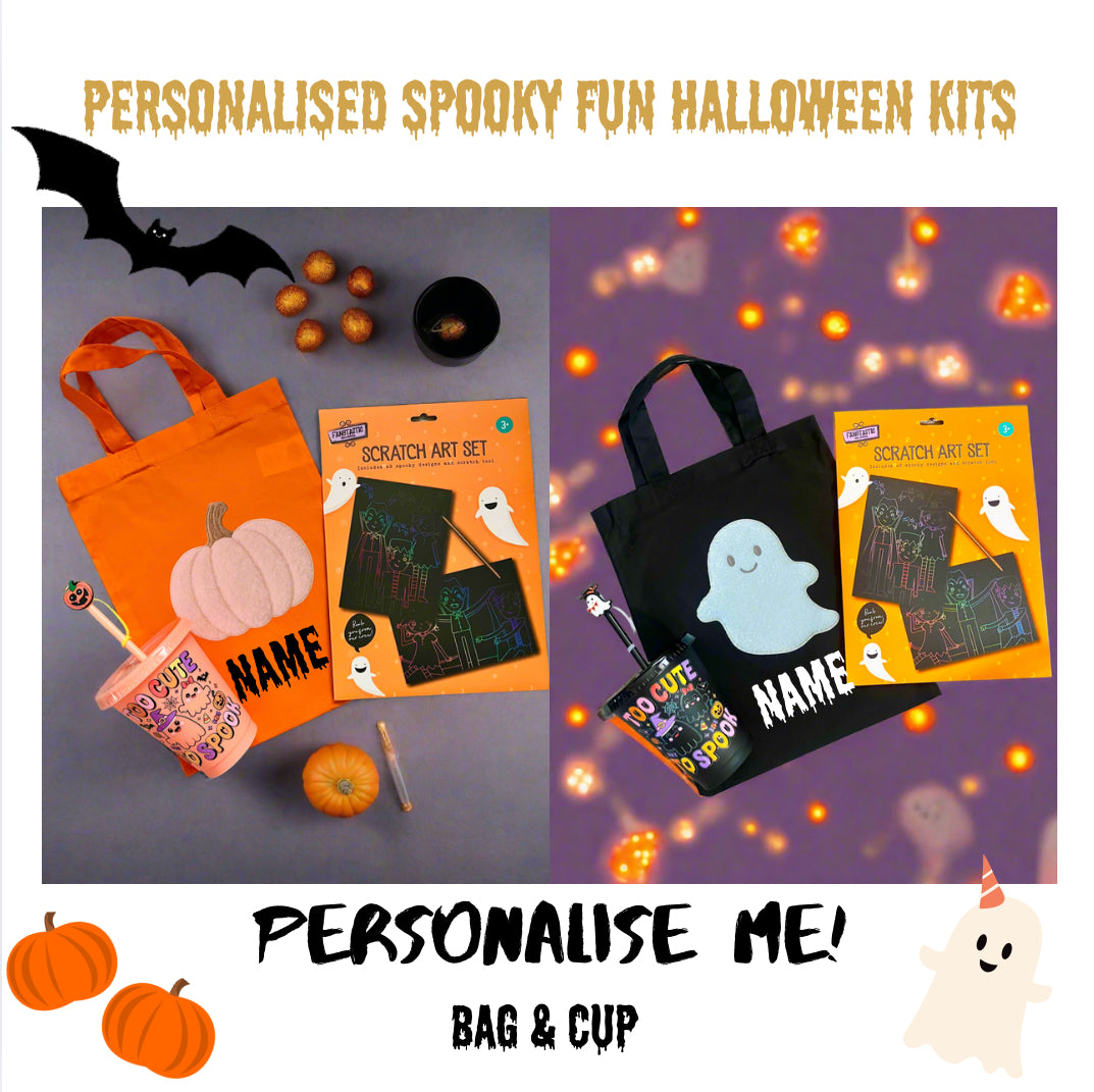 Spooky Fun Personalised Halloween Kit | Ghost | Pumpkin
