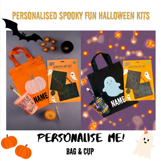 Spooky Fun Personalised Halloween Kit | Ghost | Pumpkin