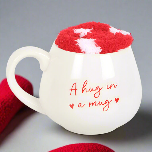 A Hug in a Mug + Socks