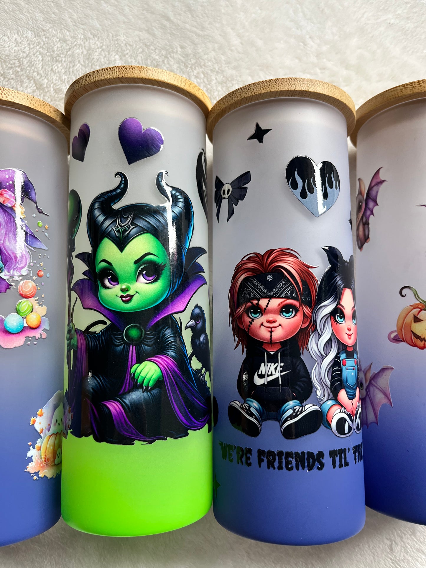 Halloween Frosted Glass Tumblers & Mugs