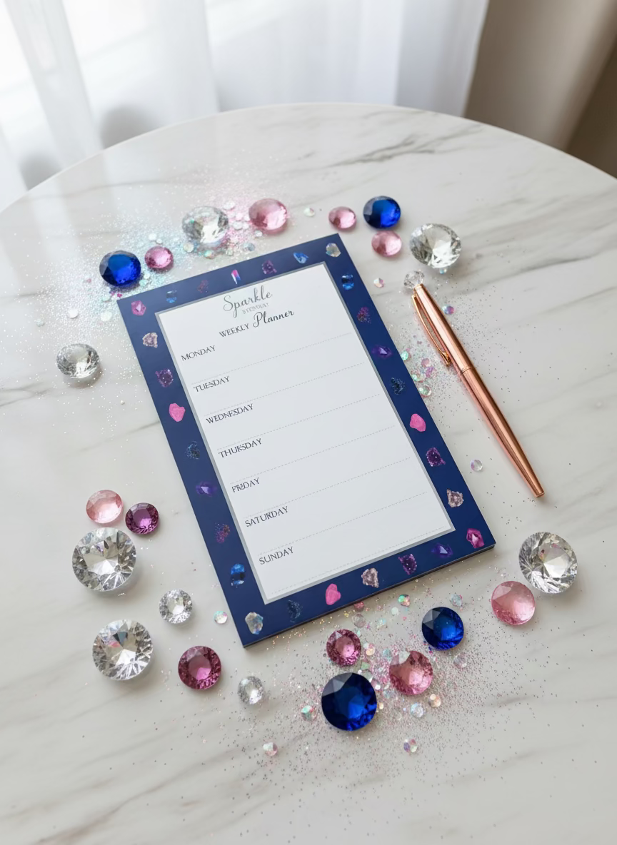 Sparkle Diamond Weekly Planner