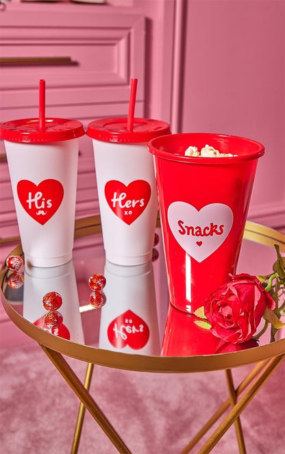 date night tumblers and snack set