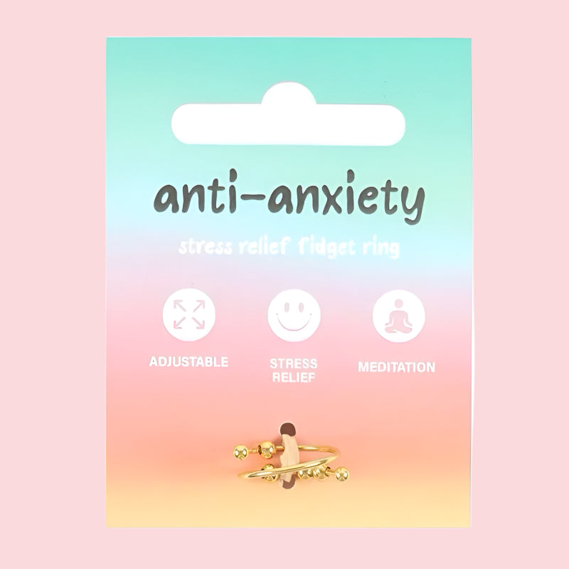 anti-anxiety ring for stress relief, meditation 