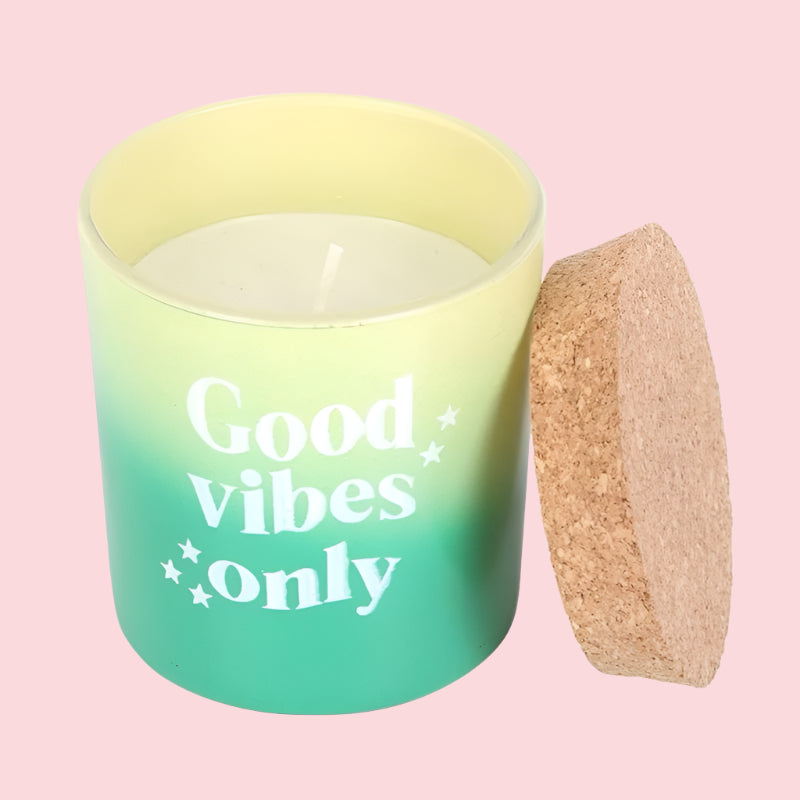 Good vibes only candle