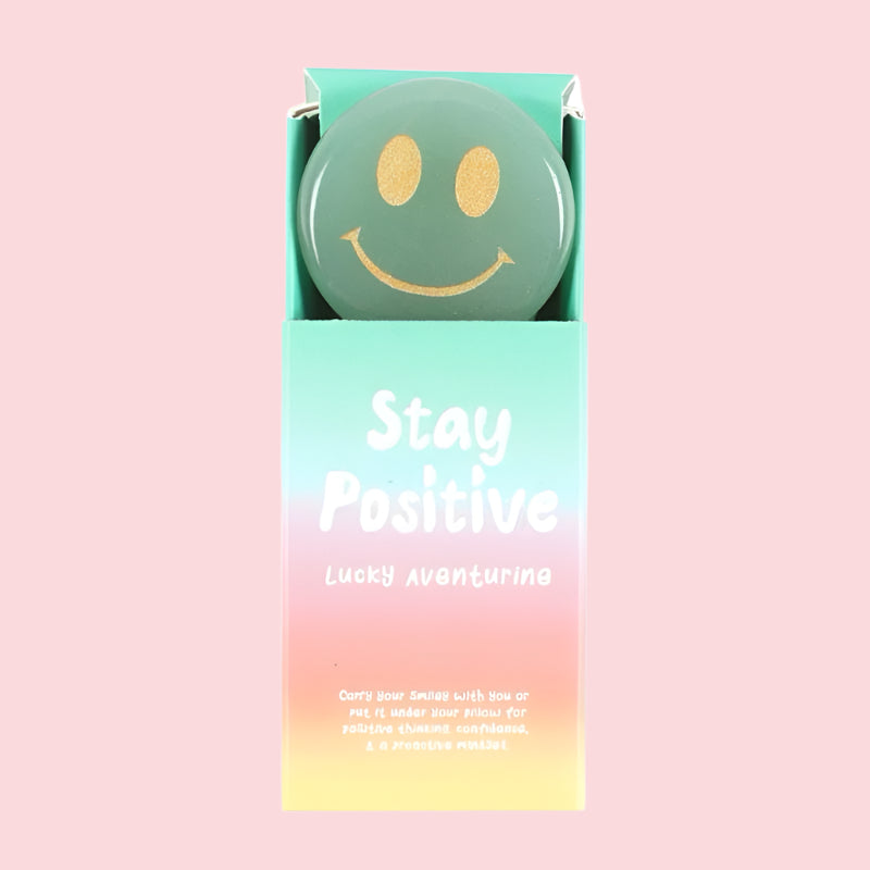 stay positive lucky aventurine