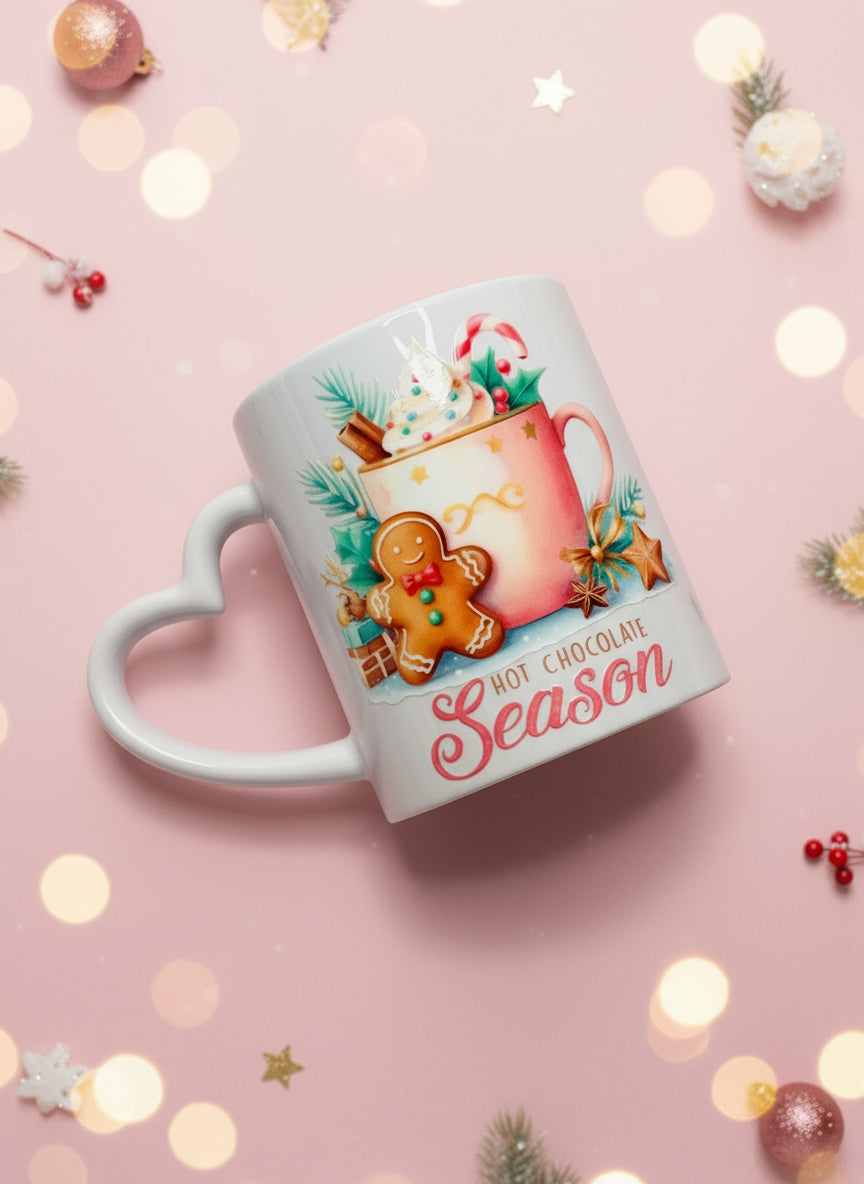 Hot Chocolate Season Gingerbread Mug