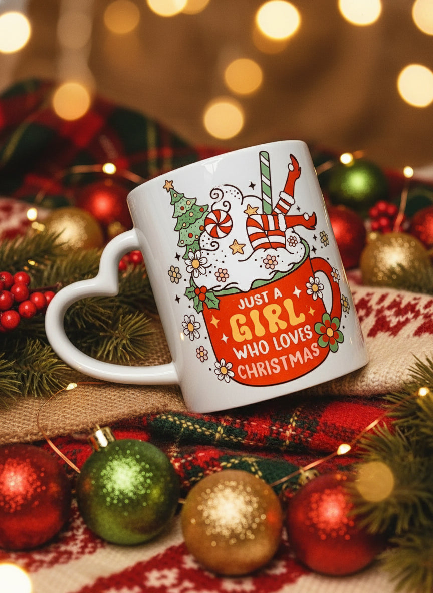Just A Girl Who Loves Christmas Mug
