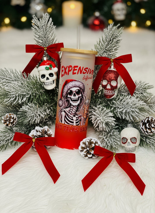 Expensive, Difficult & Talks Back Frosted Glass Tumbler