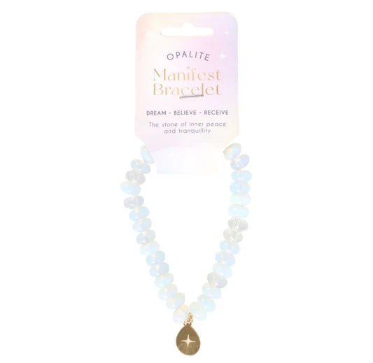 OpaliteManifestBracelet on a white background