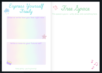 For My Mind - Teen Mental Health Journal (Ages 12-18) By Lauren's Giftique