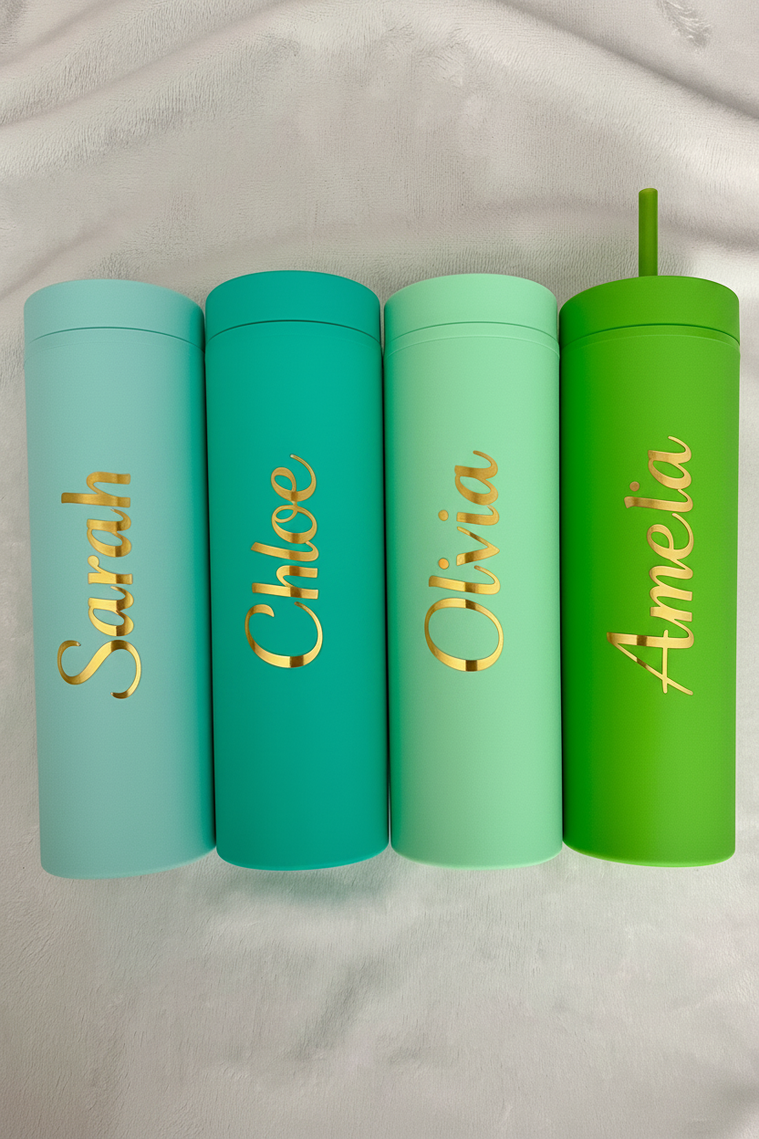 Clean Matte Tumblers Flat Lay