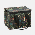  insulated lunch bag with nature-themed design on a grey background