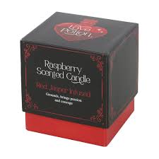 Raspberry Red Jasper Infused Scented Candle