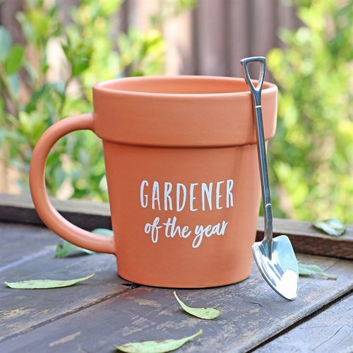 Gardener Plant Mug & Spoon Set