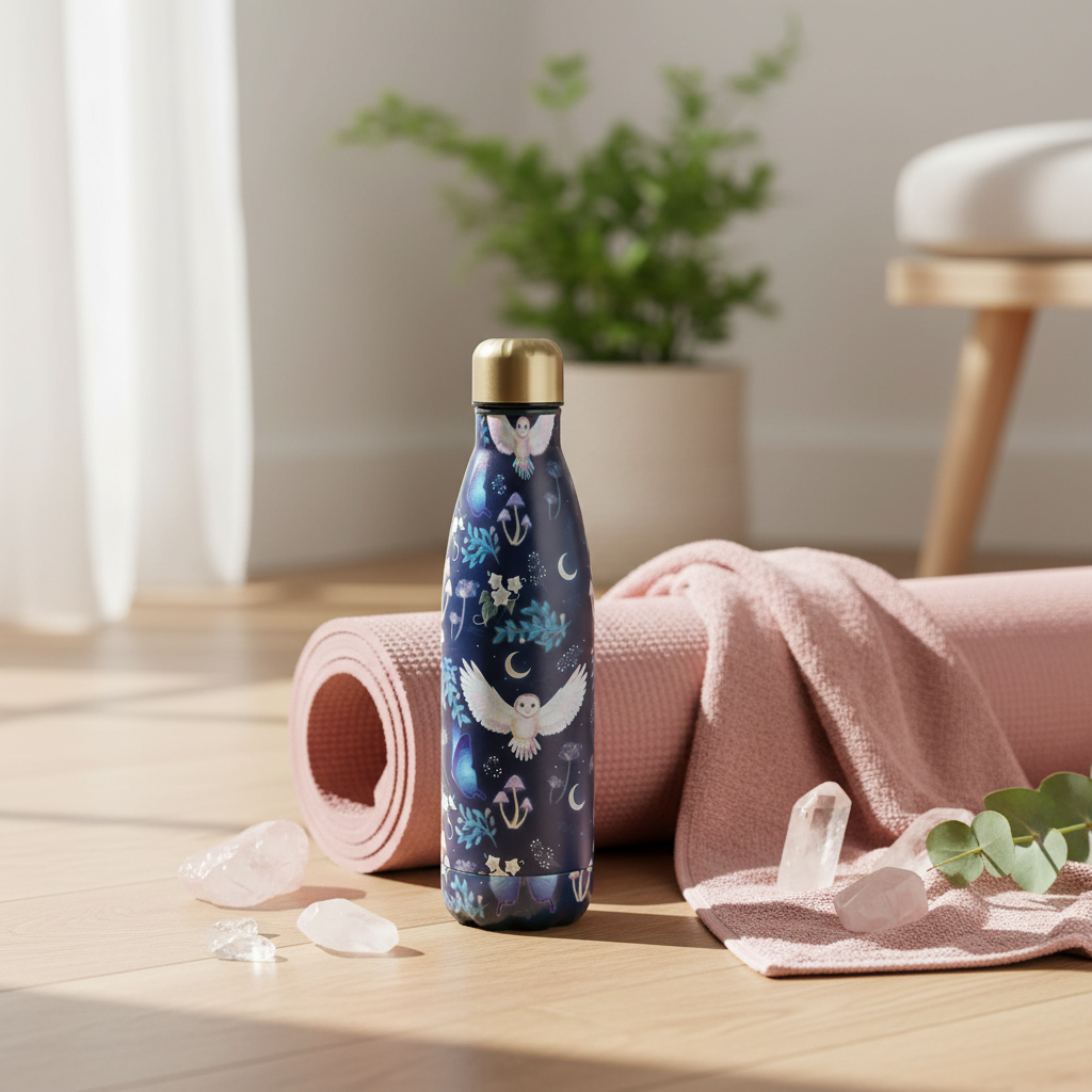 Mystical Owl Bottle Lifestyle